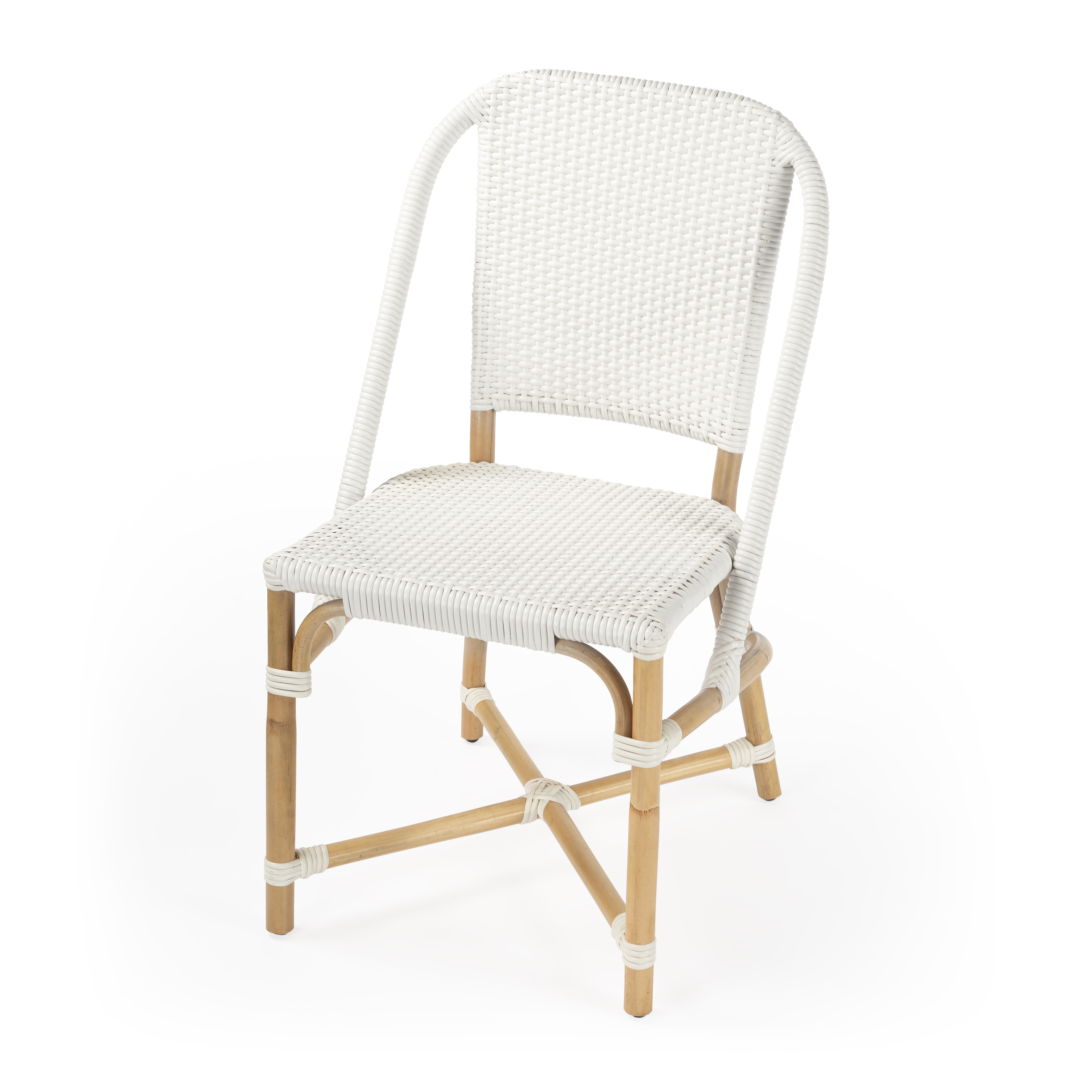 Tenor Smooth White Side Chair - Image 0