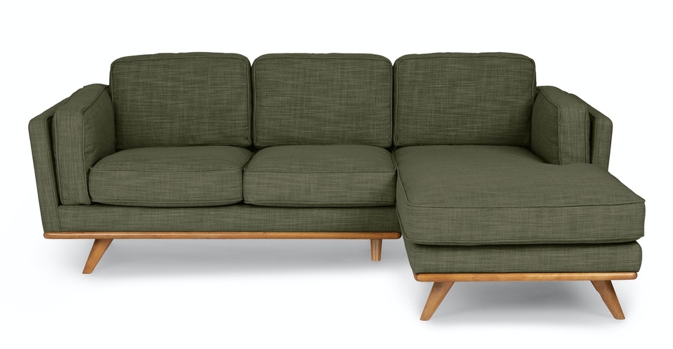 Timber Olio Green Right Sectional - Image 0