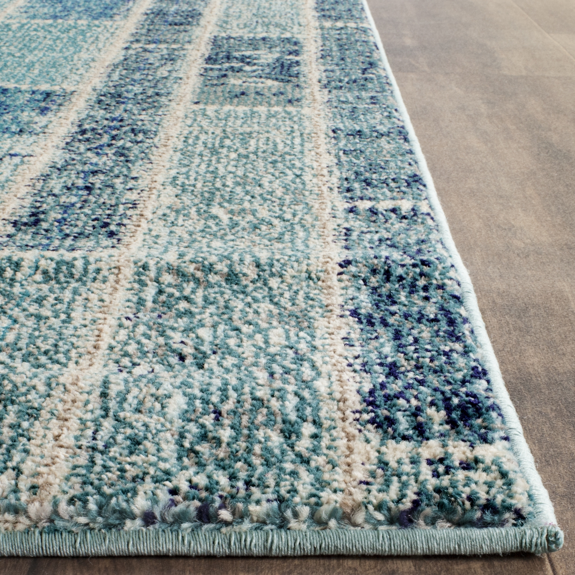 Arlo Home Woven Area Rug, MNC216J, Blue/Multi,  3' X 5' - Image 2