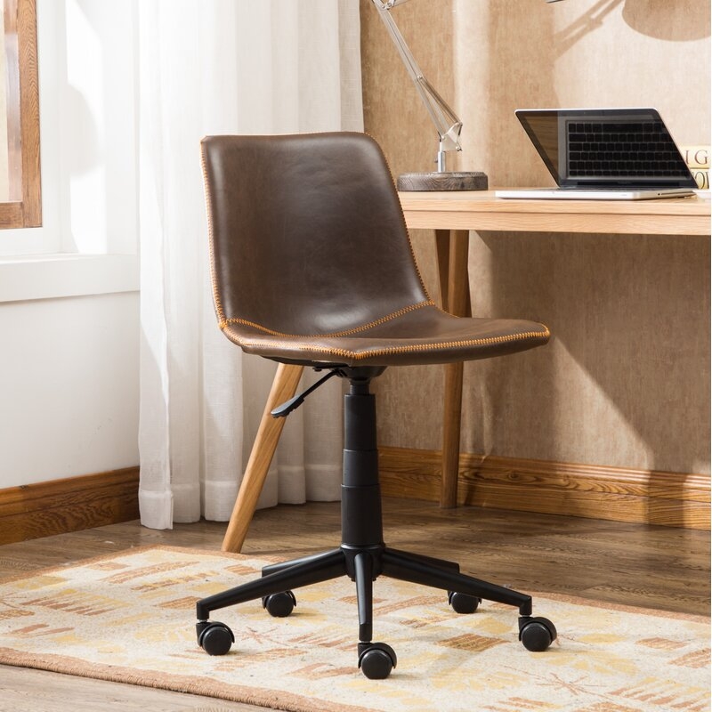 Alina Task Chair, Antique Brown - Image 2