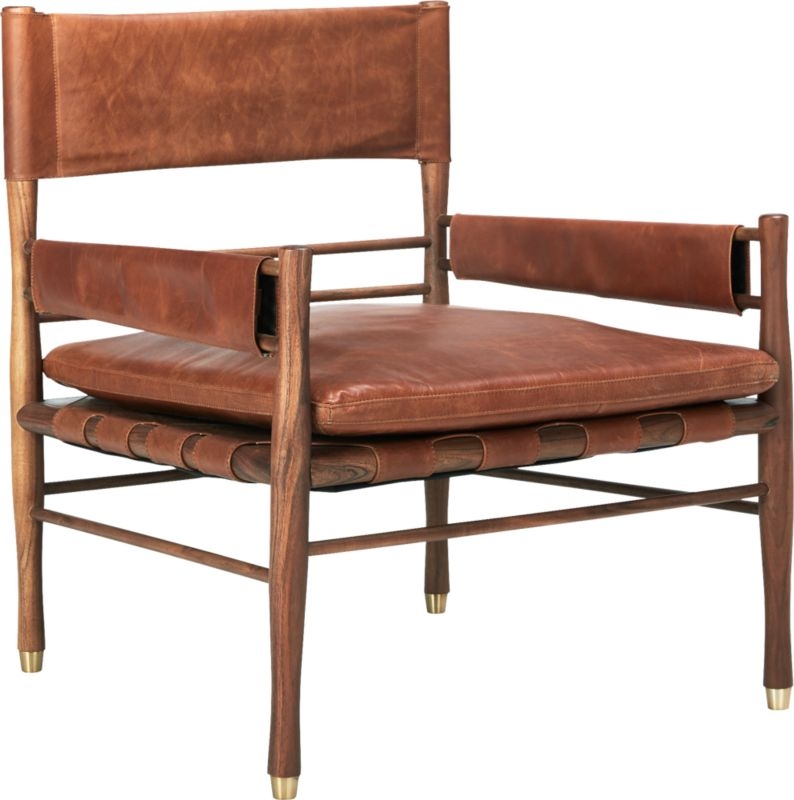 Nomad Leather Safari Chair - Image 3