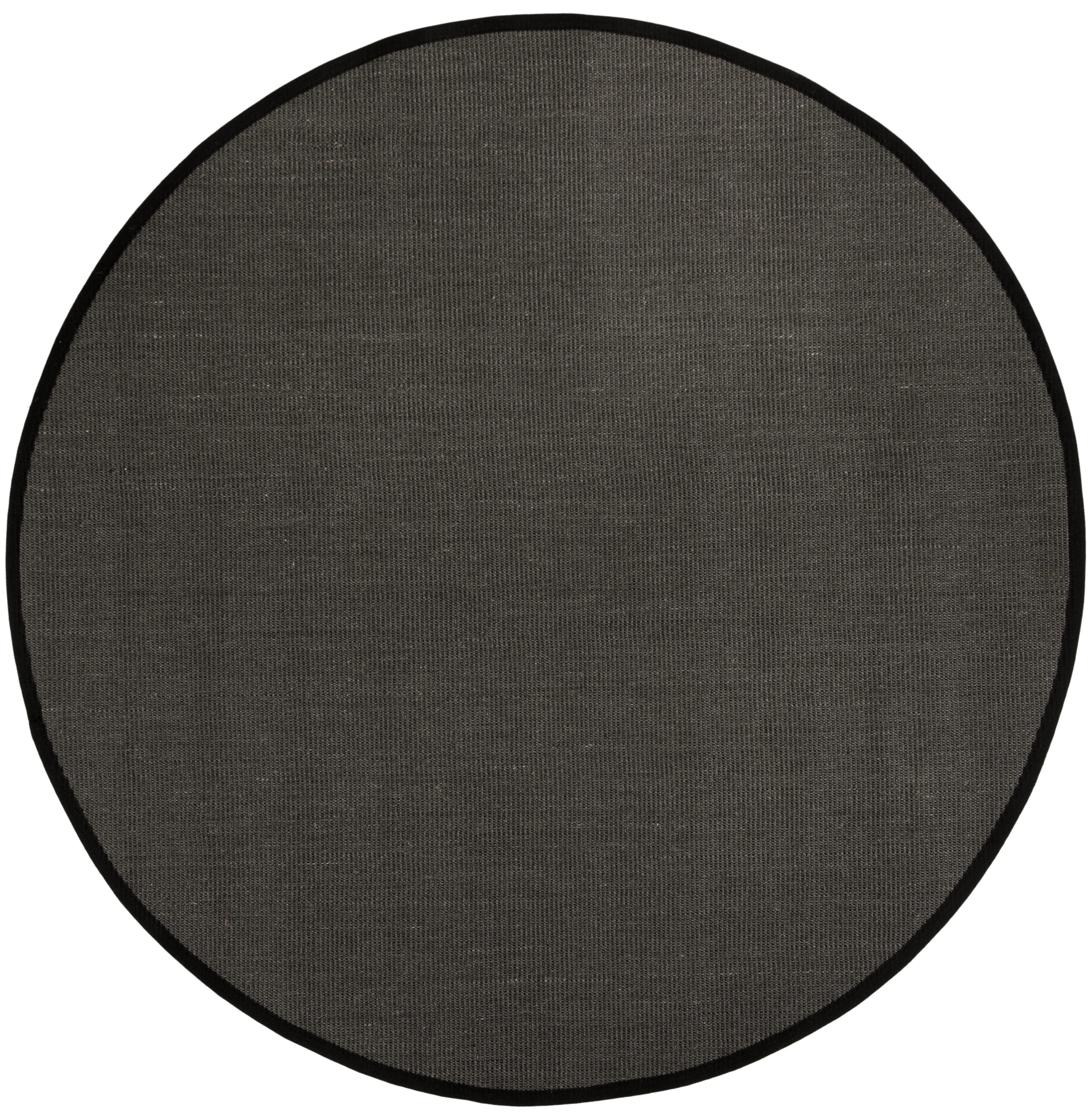 Arlo Home Woven Area Rug, NF131D, Anthracite/Black,  6' X 6' Round - Image 0