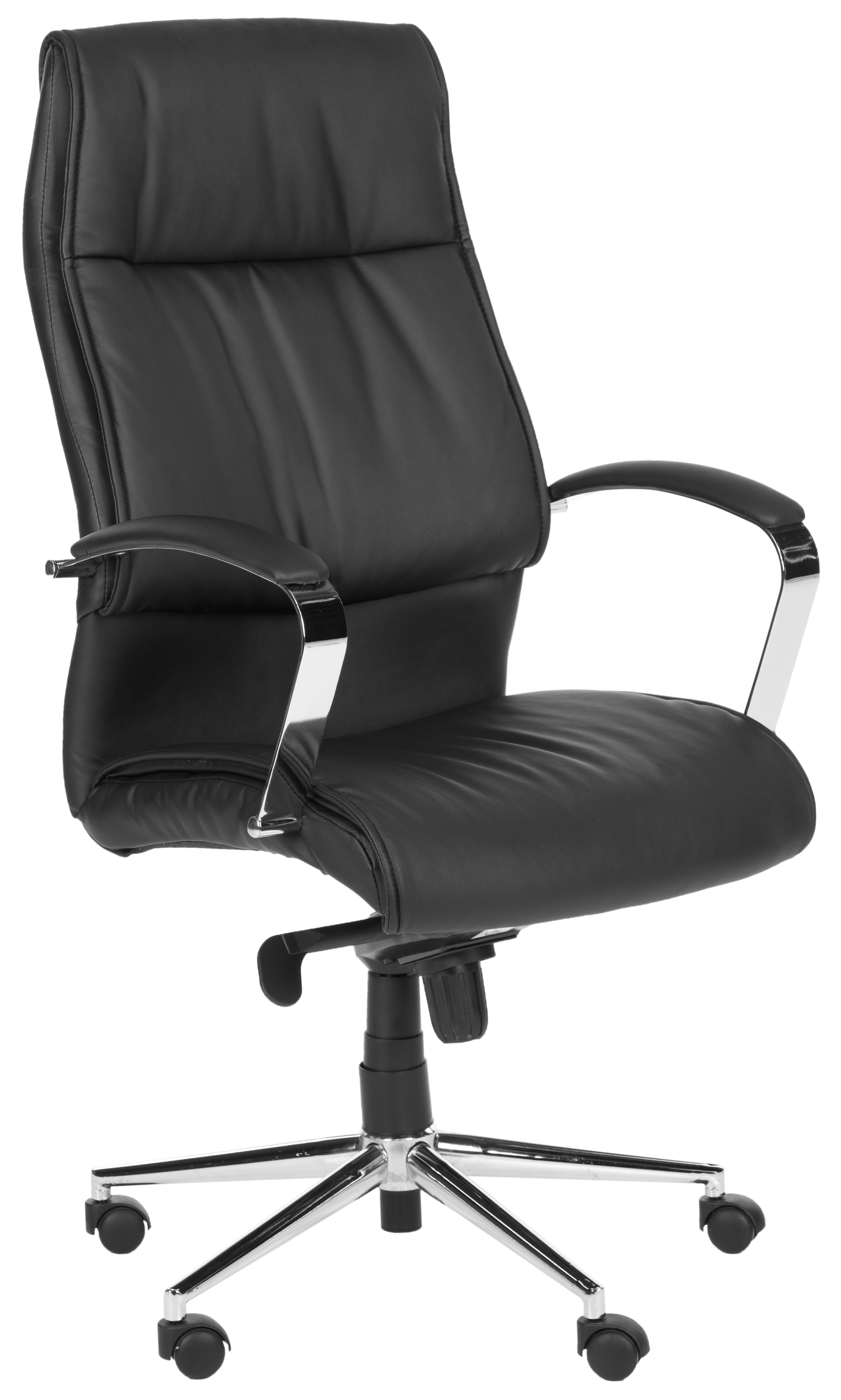 Fernando Desk Chair - Black/Silver - Safavieh - Image 0