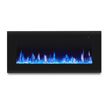 CORRETTO 40" ELECTRIC FIREPLACE,Metal,Black - Image 3