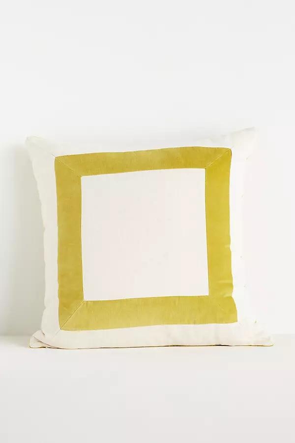 Cotton Velvet Frame Pillow - Image 0