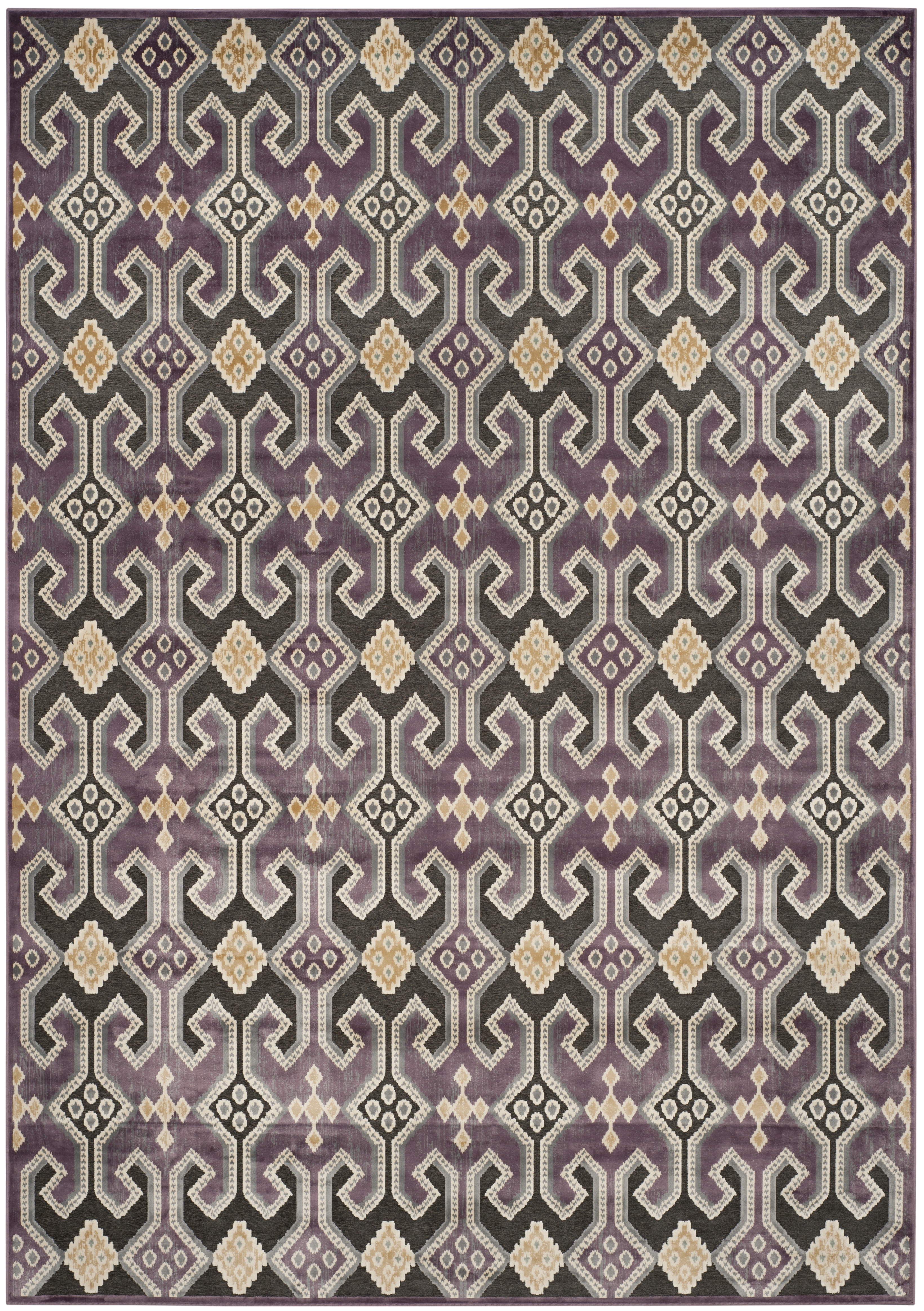 Arlo Home Woven Area Rug, PAR152-830, Purple/Multi,  8' X 11' 2" - Image 0