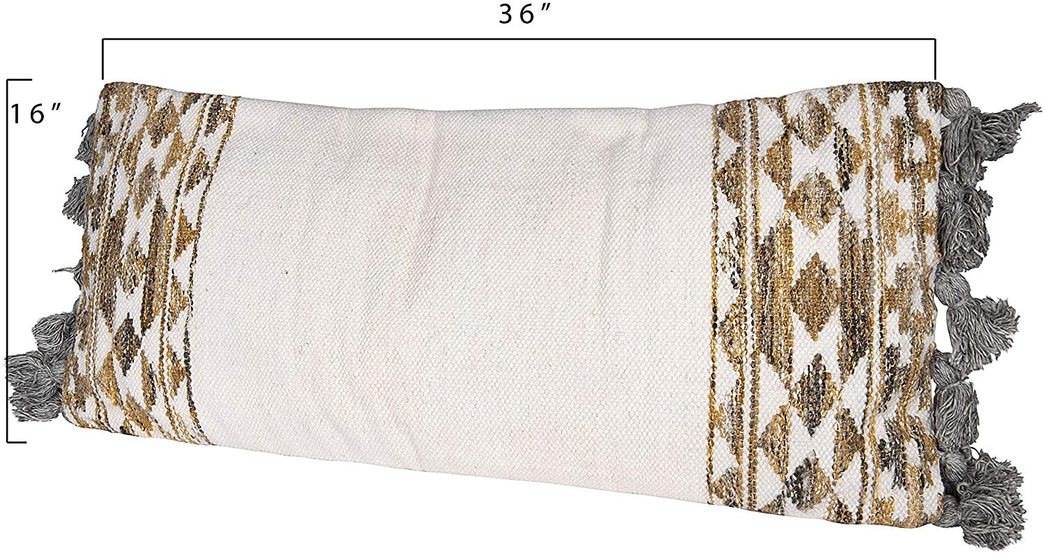 Kira Lumbar Pillow, 36" x 16" - Image 4