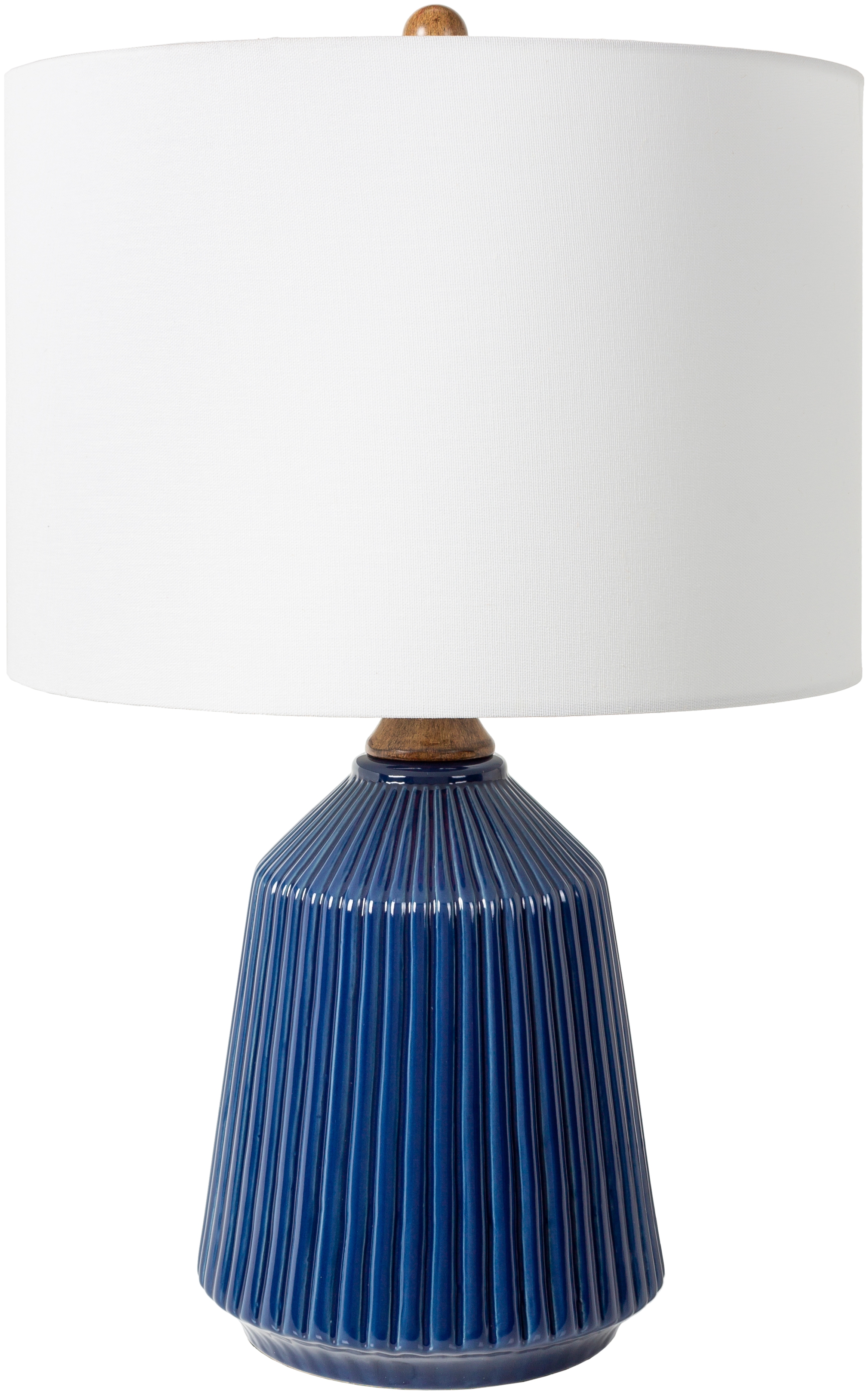 Livabliss Lennon Blue Glazed 26"H x 15"W x 15"D Accent Table Lamp - Image 0