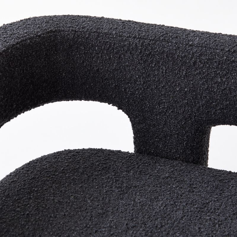 Stature Black Boucle Bench - Image 6