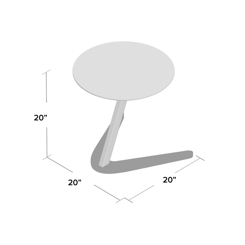 Healey 20'' Tall C Table End Table - Image 7