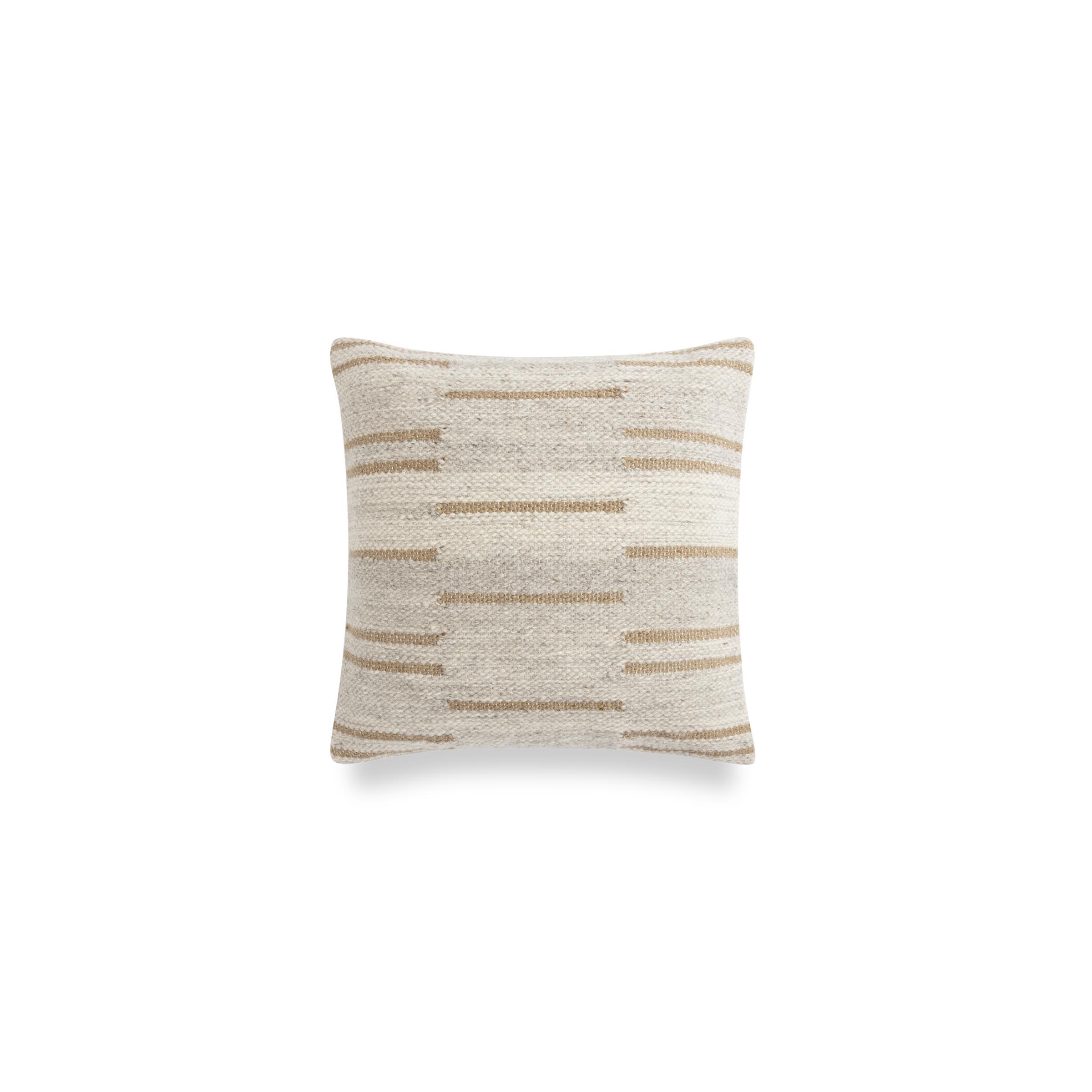 Interval Hand-tufted Pillow Cover in Beige - Image 0