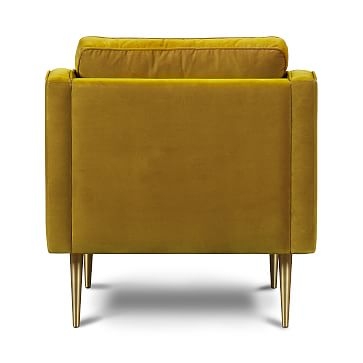 Aniston Chair Gold Velvet Stainless Steel - Image 3