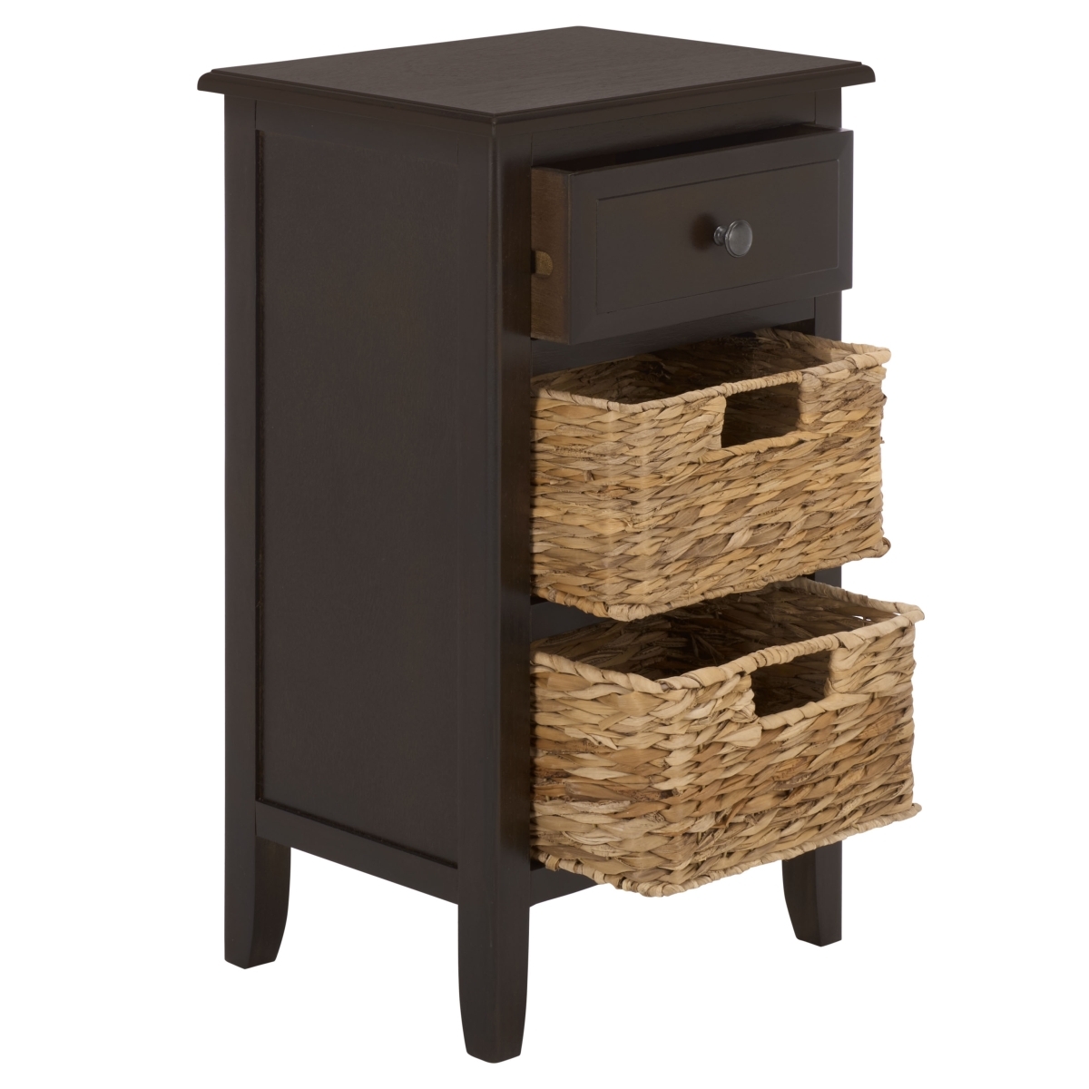 Everly Drawer Side Table - Dark Chocolate - Image 5