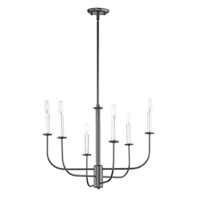 Schiessler 6 - Light Candle Style Classic Chandelier - Image 0