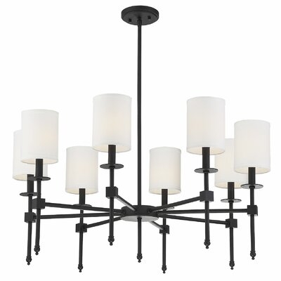 Keeling 8 - Light Shaded Classic / Traditional Chandelier - Image 0