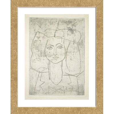 'Portrait of Francoise, Dressed...' by Pablo Picasso Framed Wall Art - Image 0