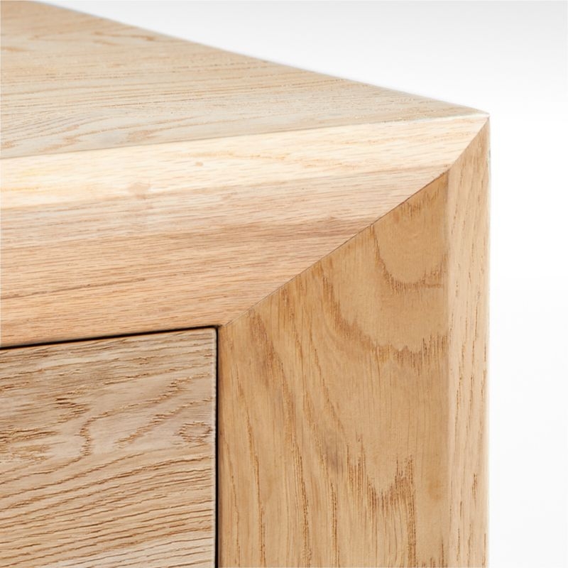 Baja 68" White Oak Wood 7-Drawer Dresser - Image 5