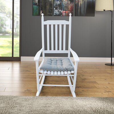 Wooden Porch Rocker Chair Blue - Image 0