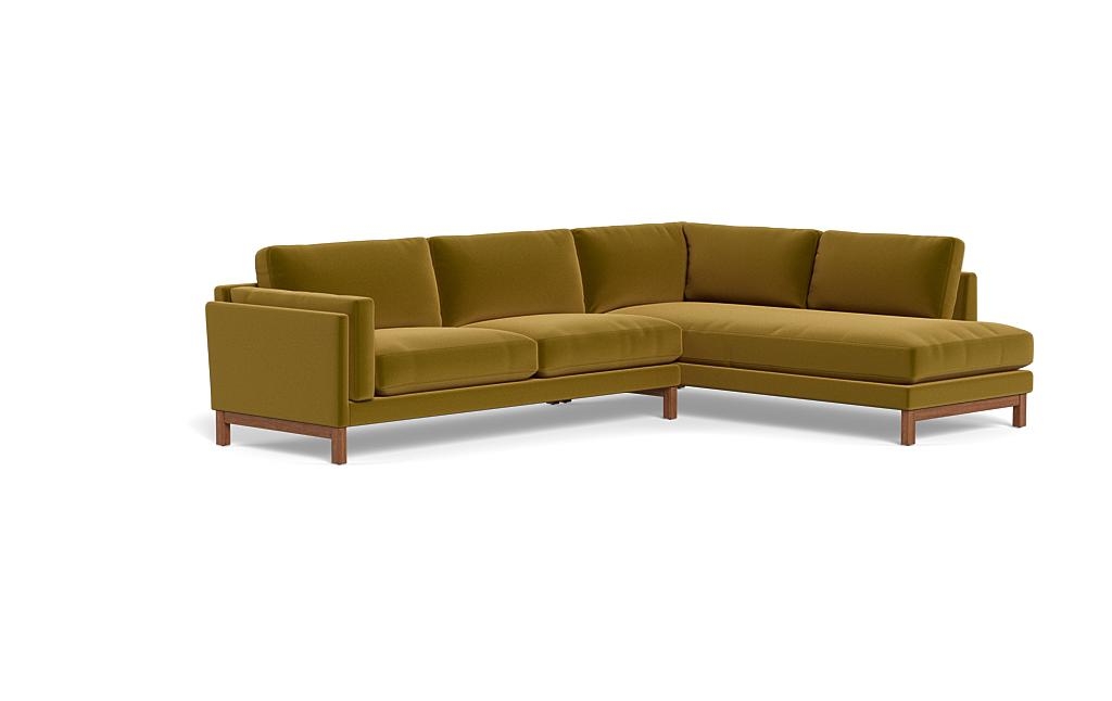 Gaby 3-Seat Sectional with Right Bumper - Image 1