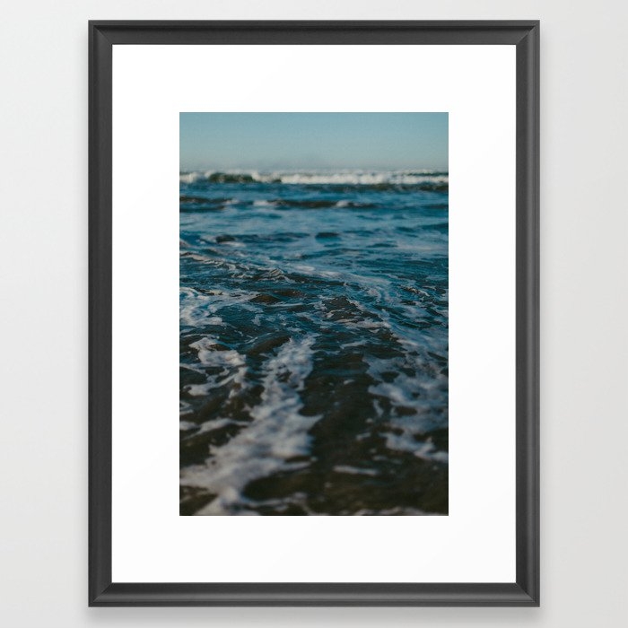 Drifting Framed Art Print by Leah Flores - Scoop Black - MEDIUM (Gallery)-20x26 - Image 0