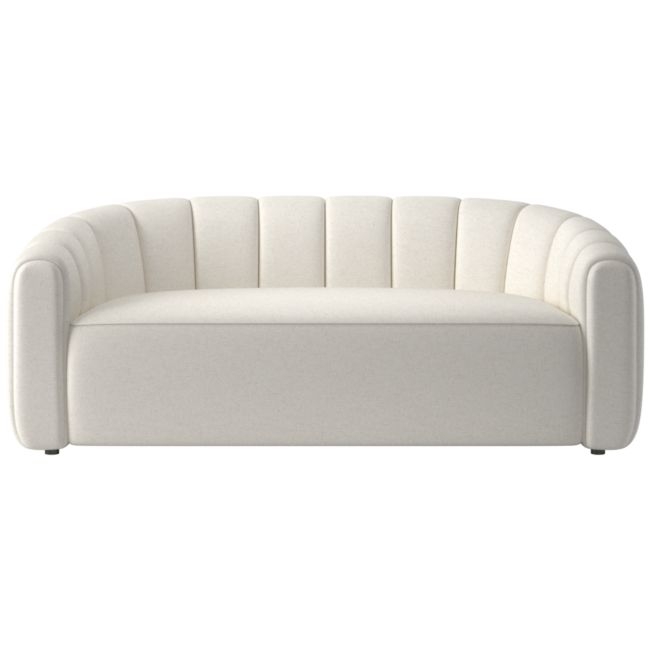 Fitz 72.5" Loveseat Camila Oyster - Image 0