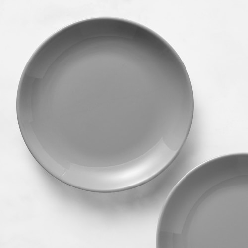 Pillivuyt Colored Coupe Salad Plates, Set of 4, Grey - Image 0