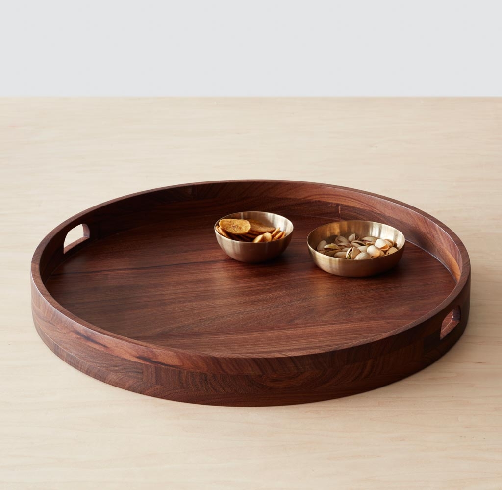 The Citizenry Tikal Round Wood Tray | Mahogany - Image 4