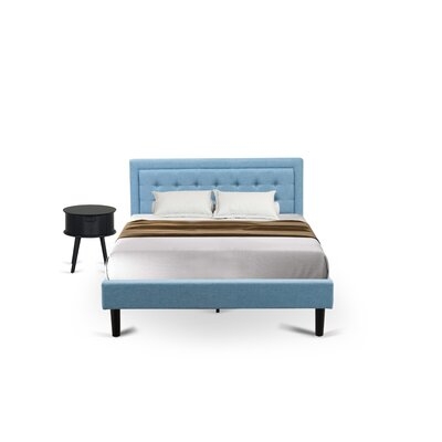 Amlcar Upholstered Platform 2-Piece Bedroom Set - Image 0