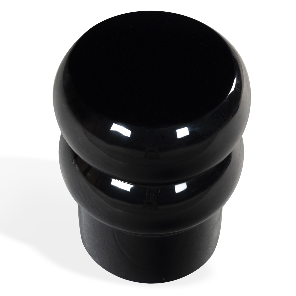 Joyrosa Concrete Accent Table - Black - Image 5