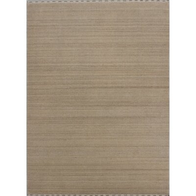 One-of-a-Kind Me?lanie Hand-Knotted 2010s Gabbeh Cream 4'11" x 6'9" Wool Area Rug - Image 0