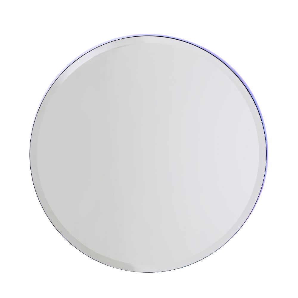 Ombre Ambient Backlit LED Mirror, Round - Image 1
