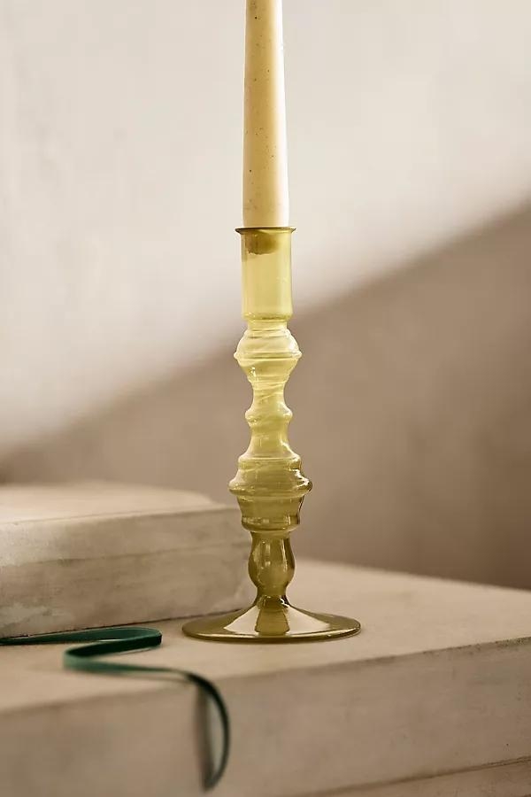 Tall Geo Taper Candle Holder - Image 0