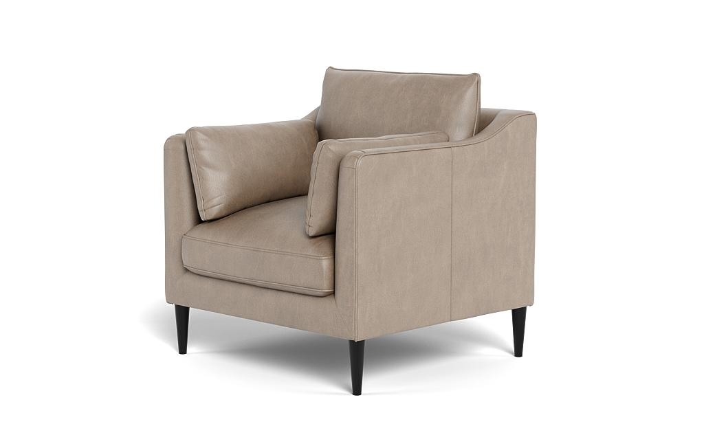 Caitlin Leather Petite Chair by The EverygirlÃ?Â® - Image 2