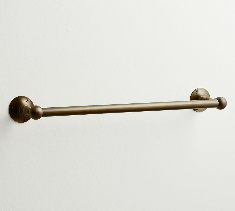Tumbled Brass Sussex 18" Towel Bar - Image 0