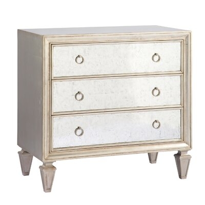 Blackwell 3 Drawer Mirrored Accent Chest - Image 0