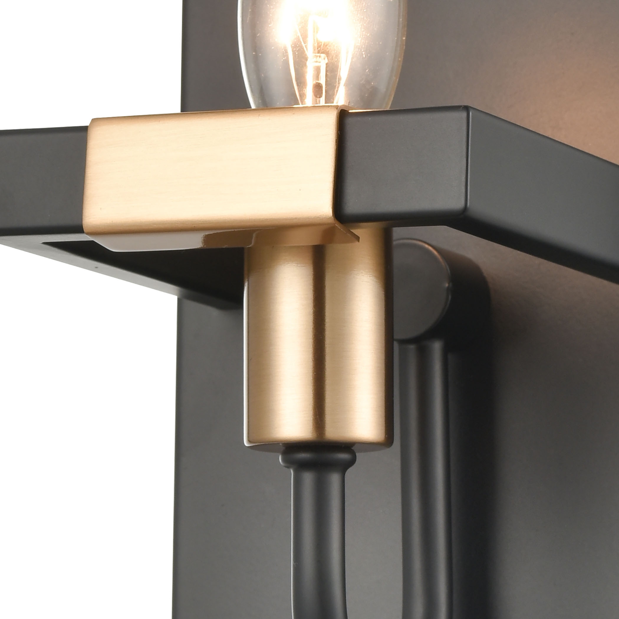 Heathrow 8'' High 1-Light Sconce - Matte Black - Image 1