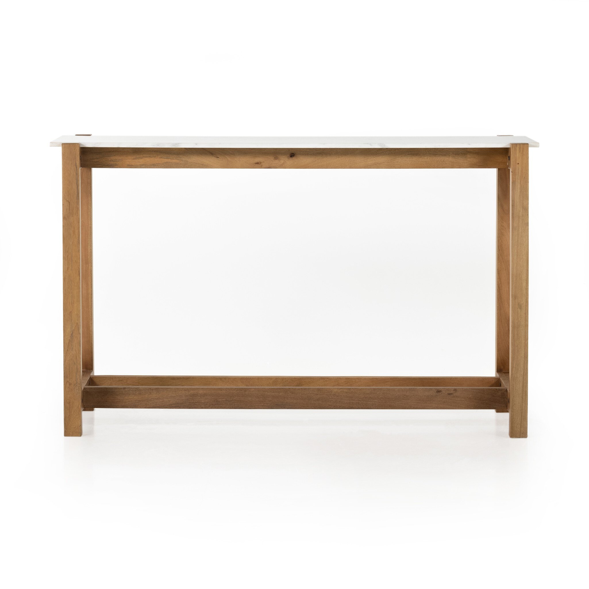 Scout Bar + Counter Table - Polished White Marble - Image 0