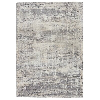 Gerwar Abstract Gray/Ivory Area Rug - Image 0