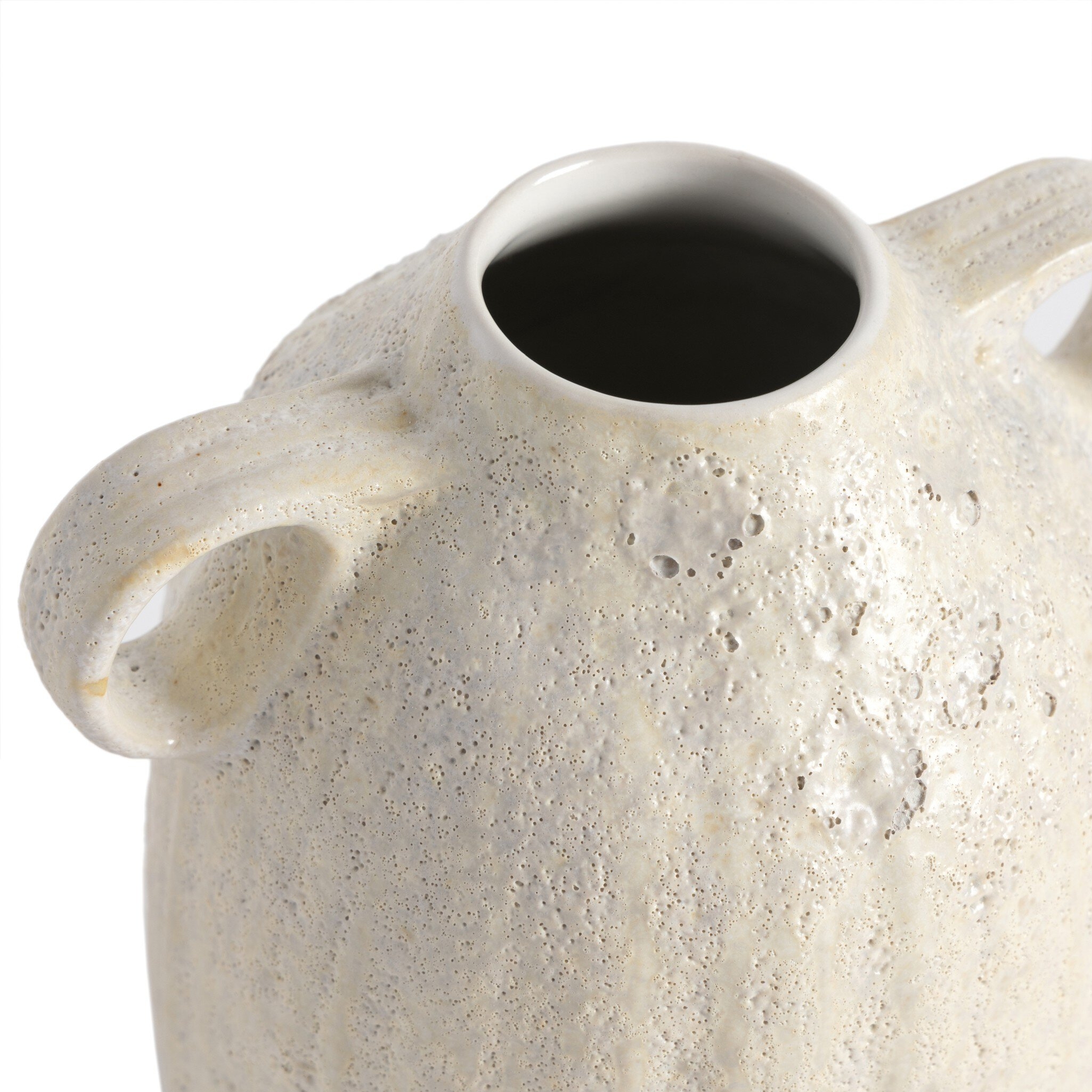 Cascada Vase - Eggshell White Ceramic - Image 6