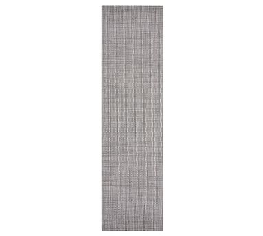 Chilewich Thatch Floor Mat, 1.9 x 3', Pewter - Image 4