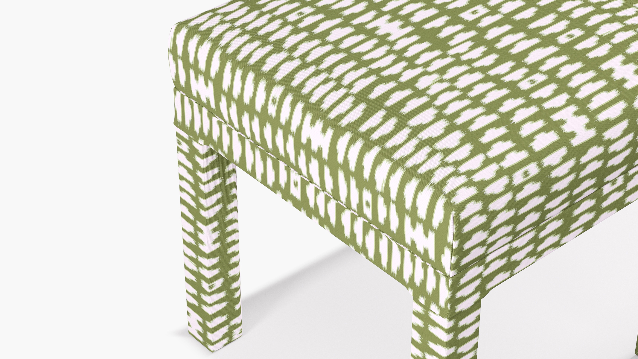 Parsons Ottoman, Olive Odalisque - Image 2