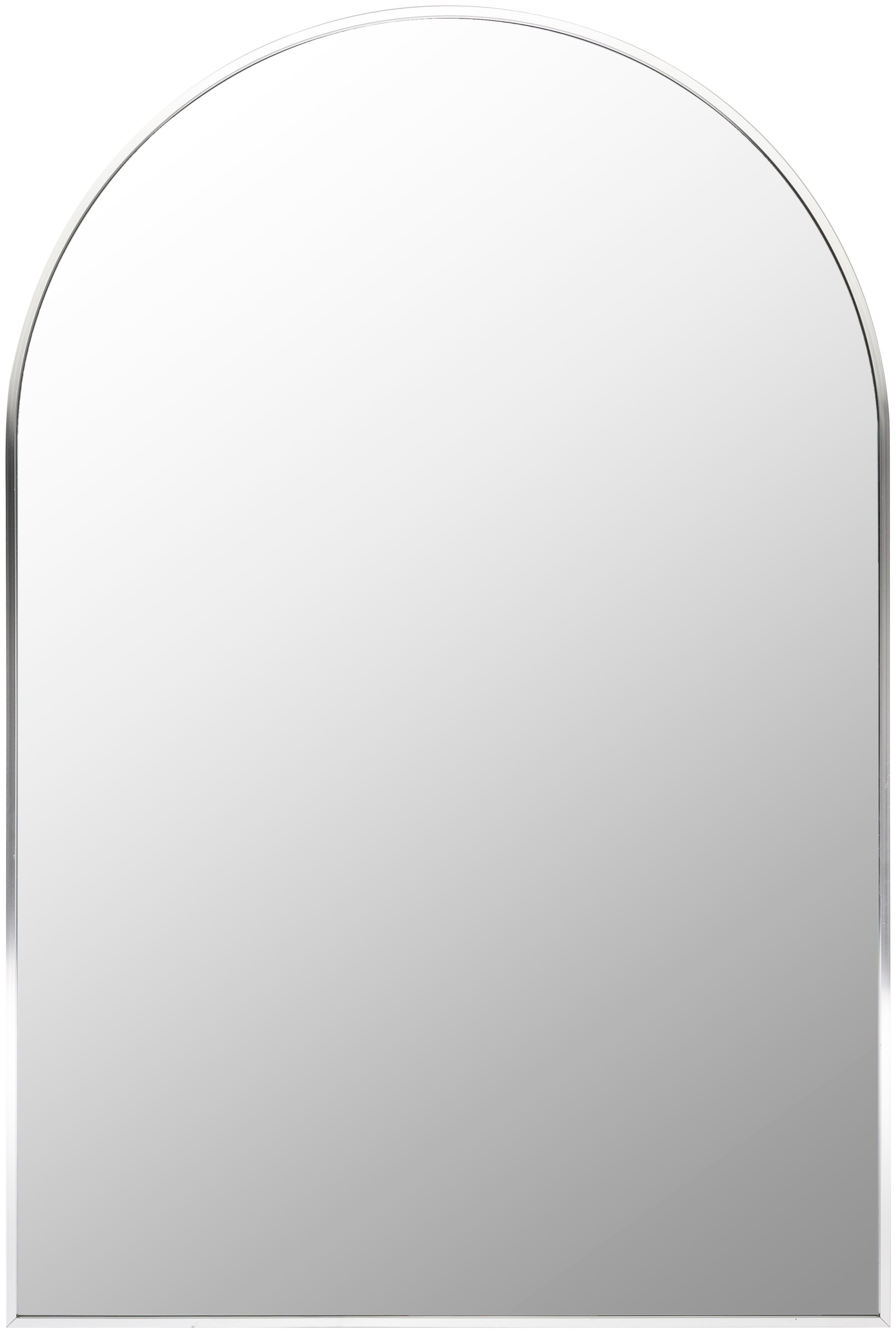 Aranya Metallic - Silver 35"H x 24"W x 1"D Accent Mirror - Image 0