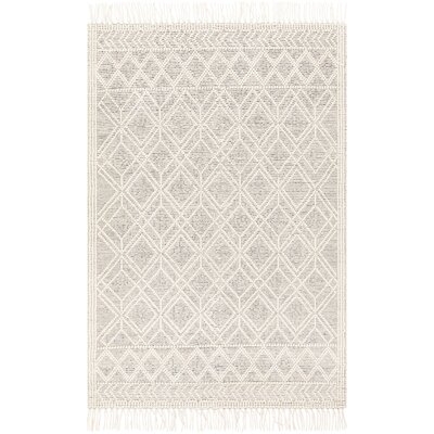Estrella Southwestern Handmade Flatweave Wool Ivory Area Rug - Image 0