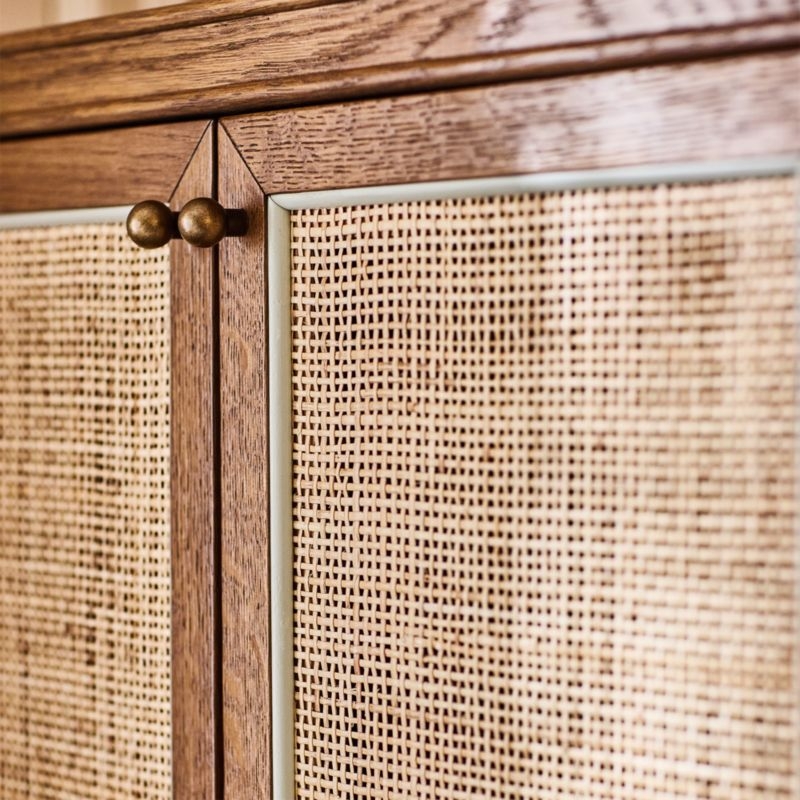 Hawes Modular Oak Wood Kids Bookcase with Door by Jake Arnold - Image 5