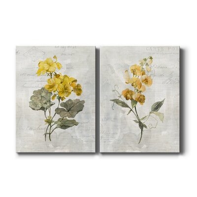  Canary Linen Geranium-Premium Framed Canvas - Ready To Hang - Image 0