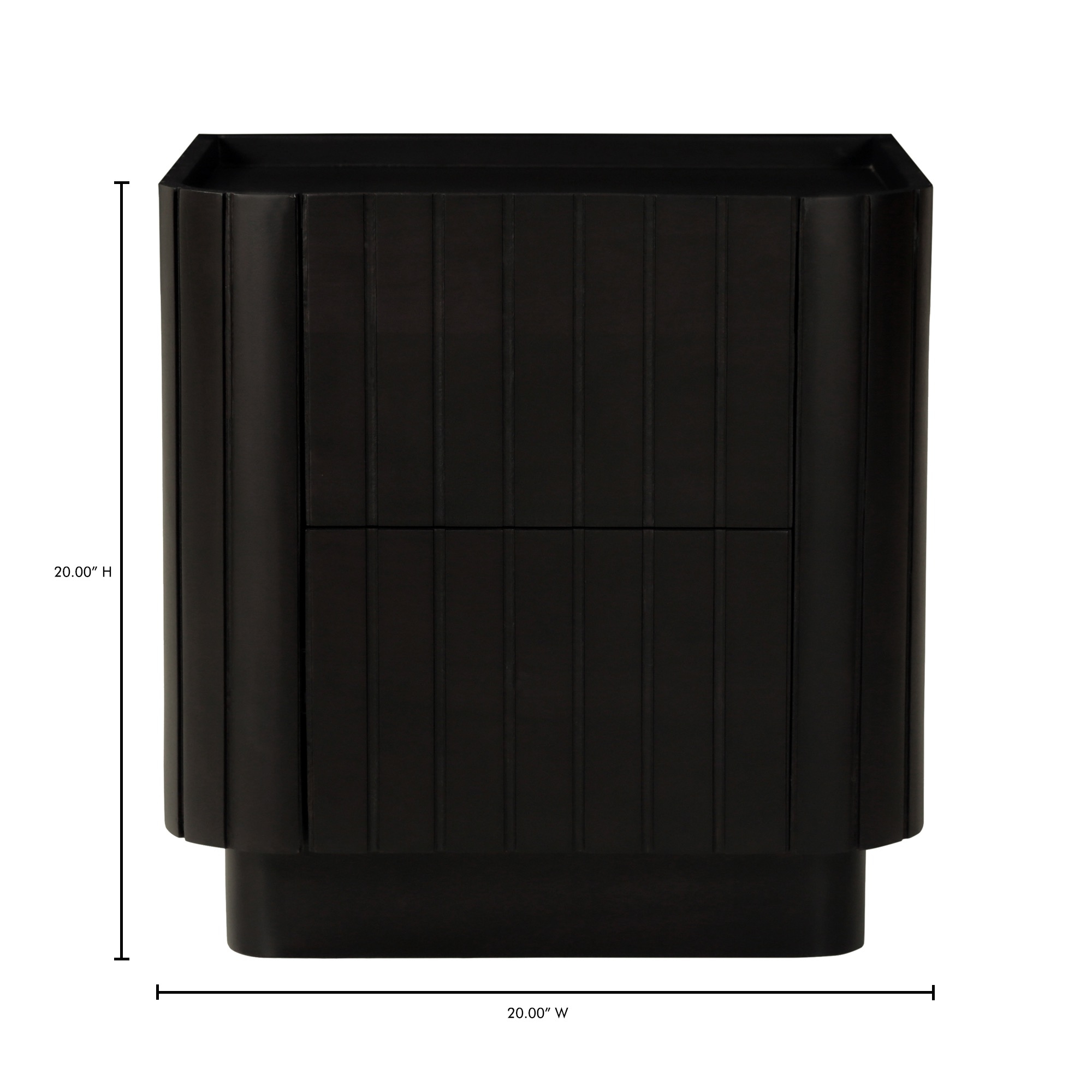 Povera Nightstand Black - Image 7
