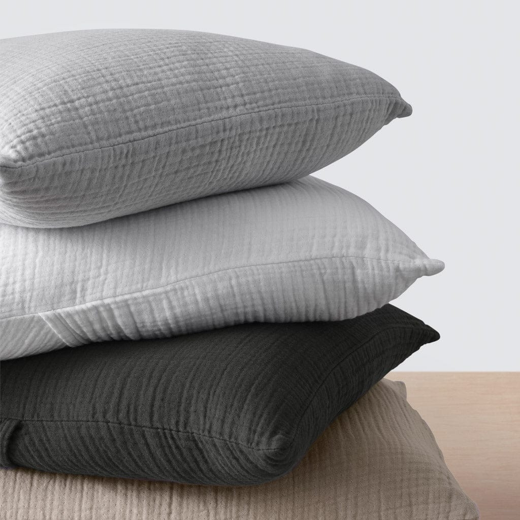 The Citizenry Organic Cotton Gauze Shams | Standard | Olive - Image 10