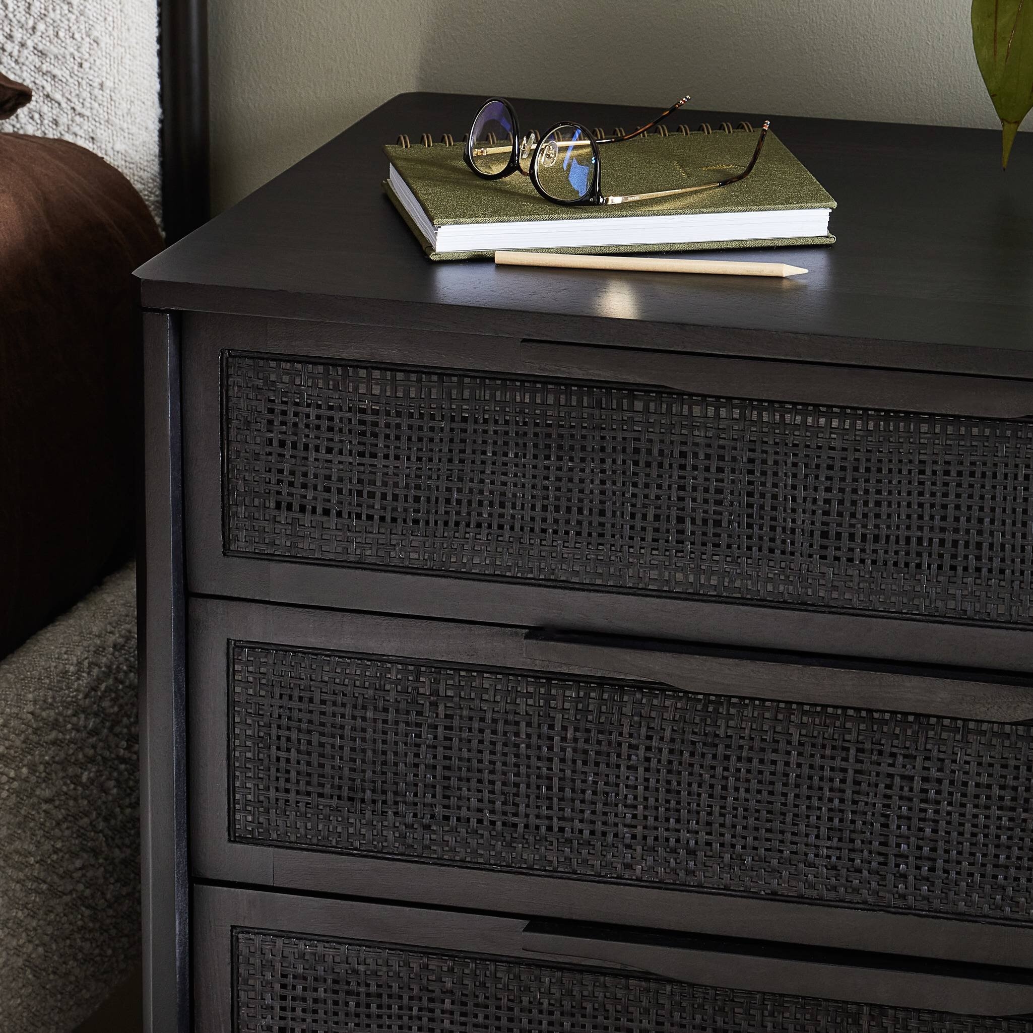 Sydney Large Nightstand - Black Wash - Image 14