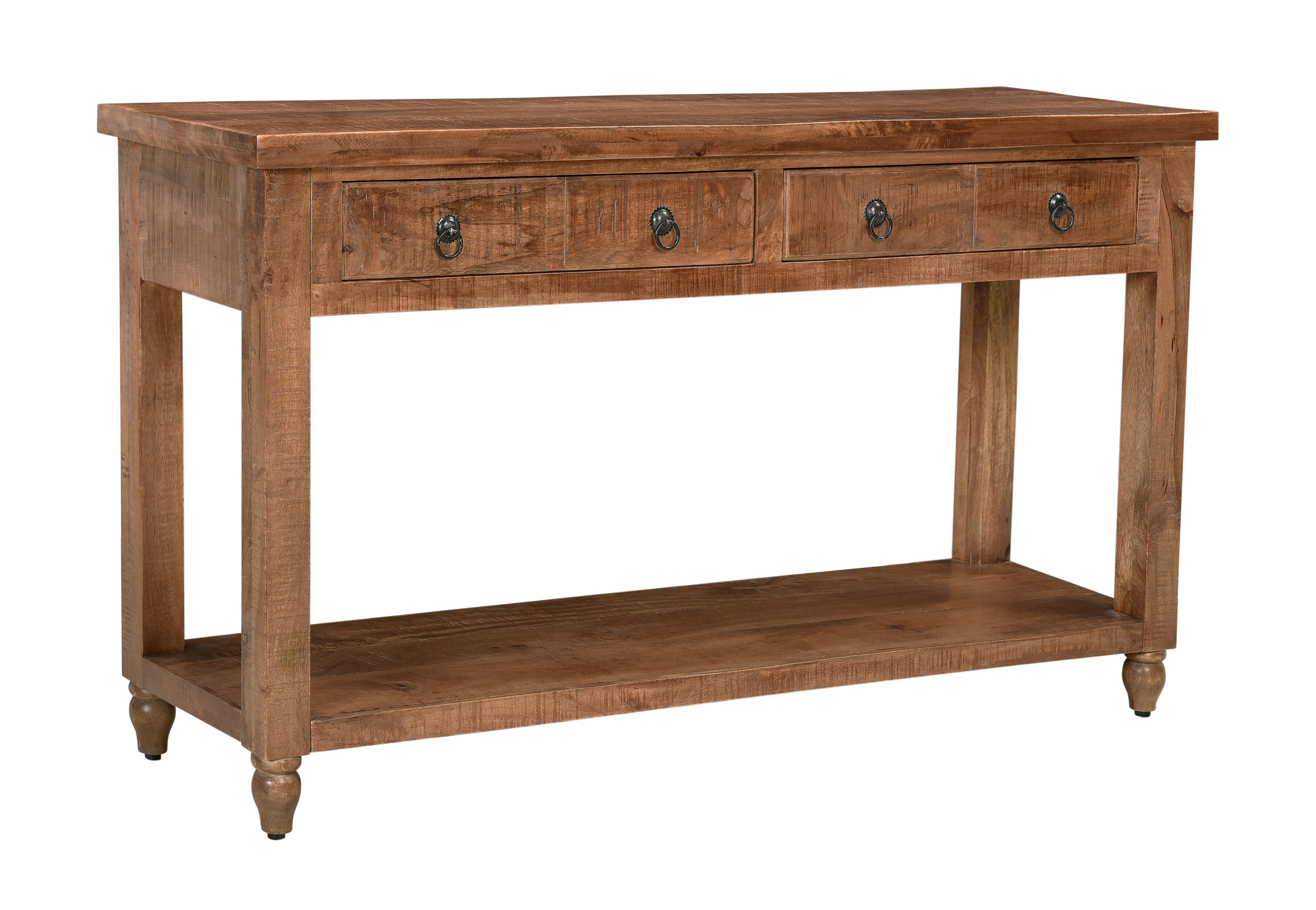 Millstone Two Drawer Console Table - Crossroads Natural - Image 0