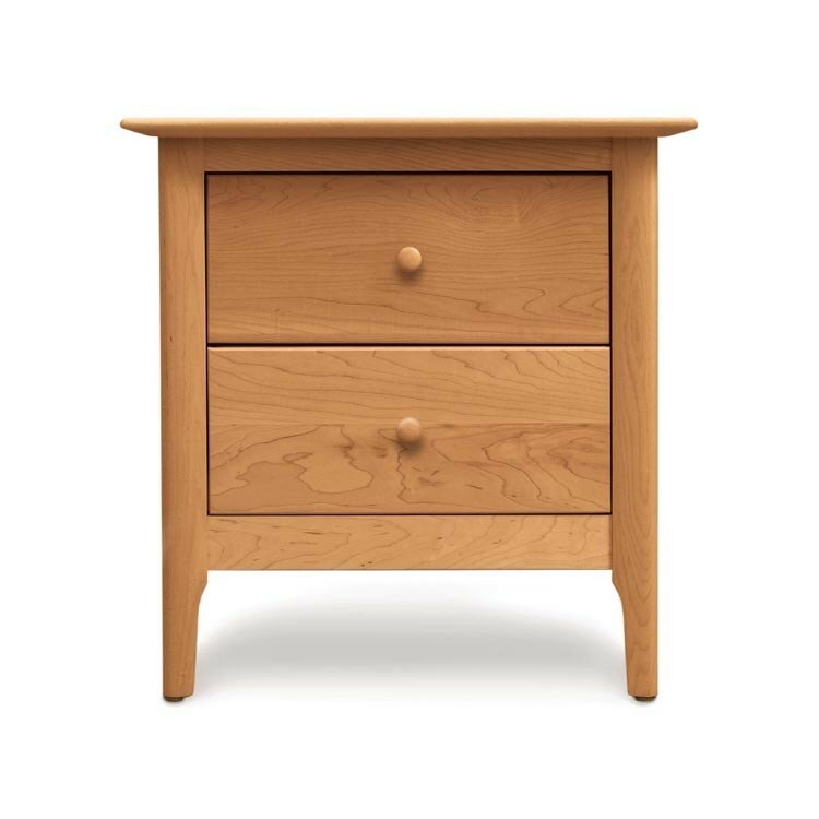 Copeland Furniture Sarah 2 Drawer Nightstand Color: Natural Cherry, Height: 28" - Image 0